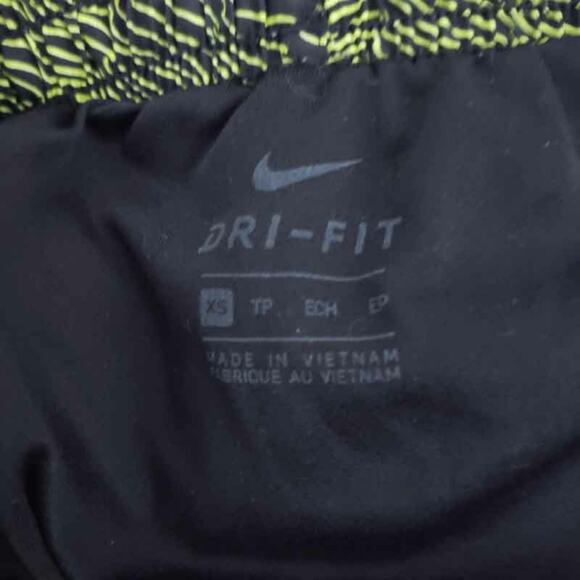 Nike Dri-fit Tempo Running Shorts XS, Flourescent Black, Lined Athletic Shorts - Picture 5 of 6